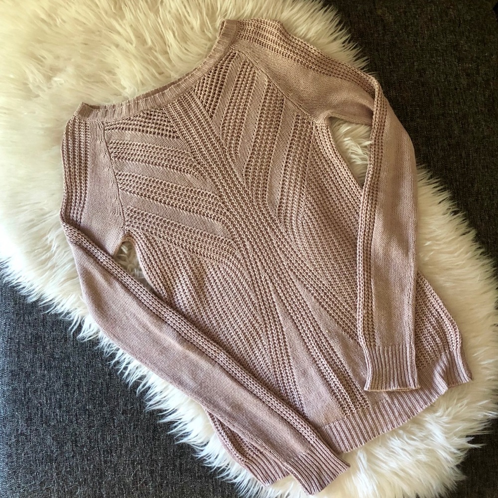 🌹Pink Rose🌹 Slouchy Knit Sweater - XS